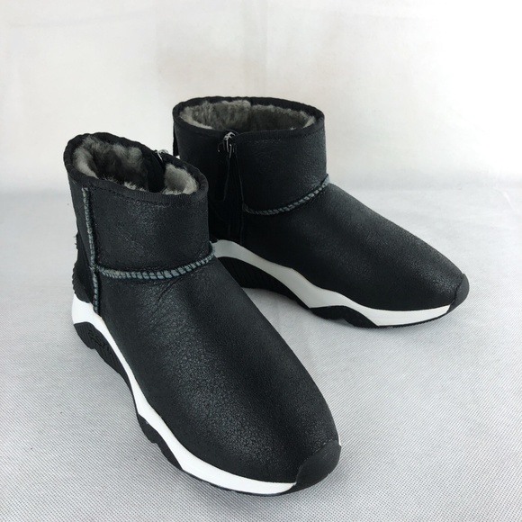 ASH WOMAN HIGH SNEAKER ANKLE BOOTS  Black Size 38 - Picture 1 of 8